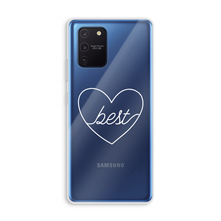 Best heart pastel: Samsung Galaxy Note 10 Lite Transparant Hoesje