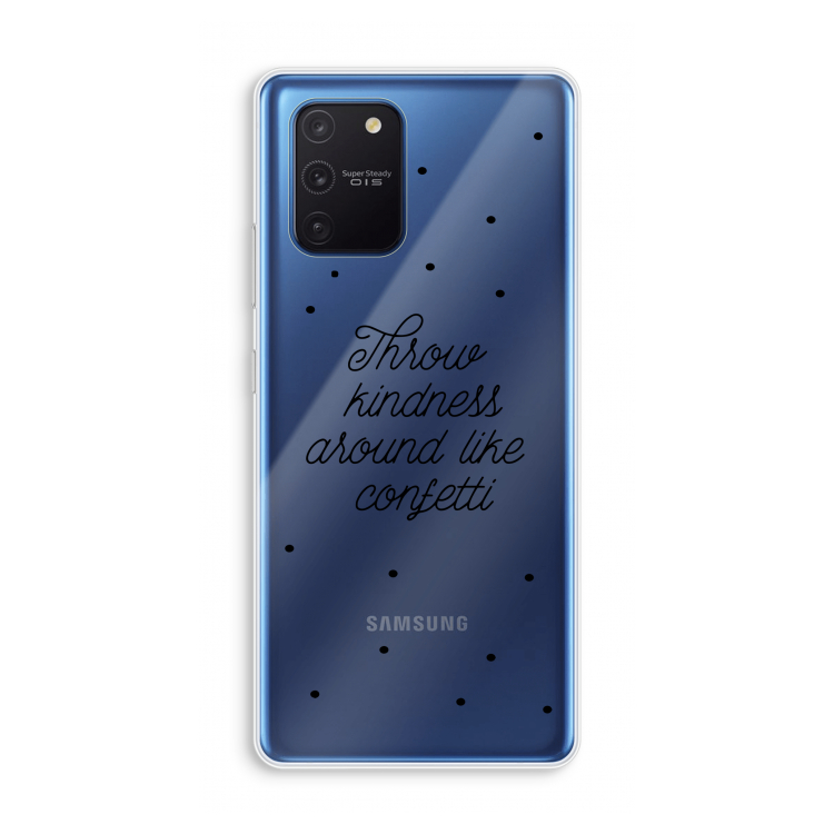 Confetti: Samsung Galaxy Note 10 Lite Transparant Hoesje