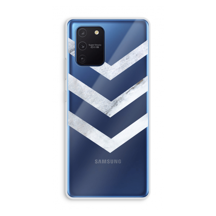 Marmeren pijlen: Samsung Galaxy Note 10 Lite Transparant Hoesje