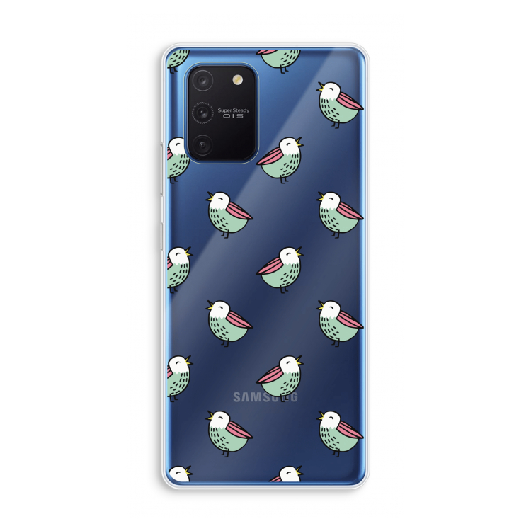 Vogeltjes: Samsung Galaxy Note 10 Lite Transparant Hoesje