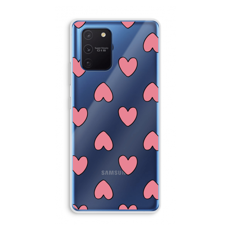 Ondersteboven verliefd: Samsung Galaxy Note 10 Lite Transparant Hoesje
