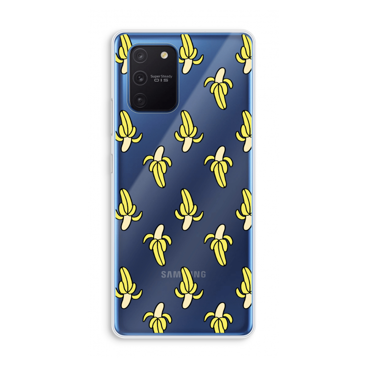 Bananas: Samsung Galaxy Note 10 Lite Transparant Hoesje