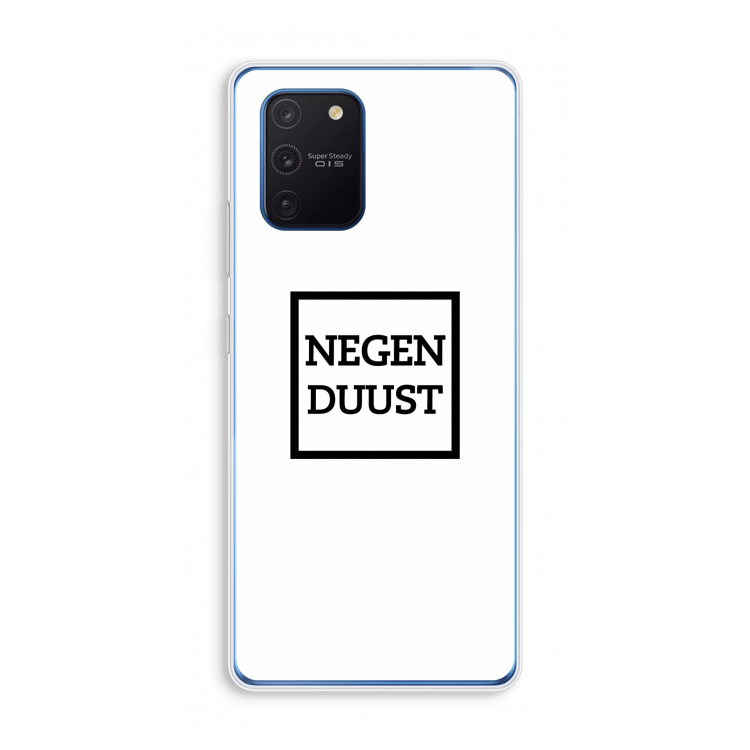 Negenduust vierkant: Samsung Galaxy Note 10 Lite Transparant Hoesje