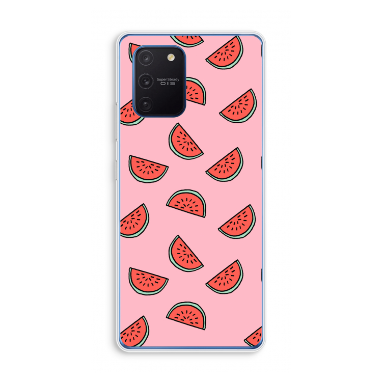Watermeloen: Samsung Galaxy Note 10 Lite Transparant Hoesje