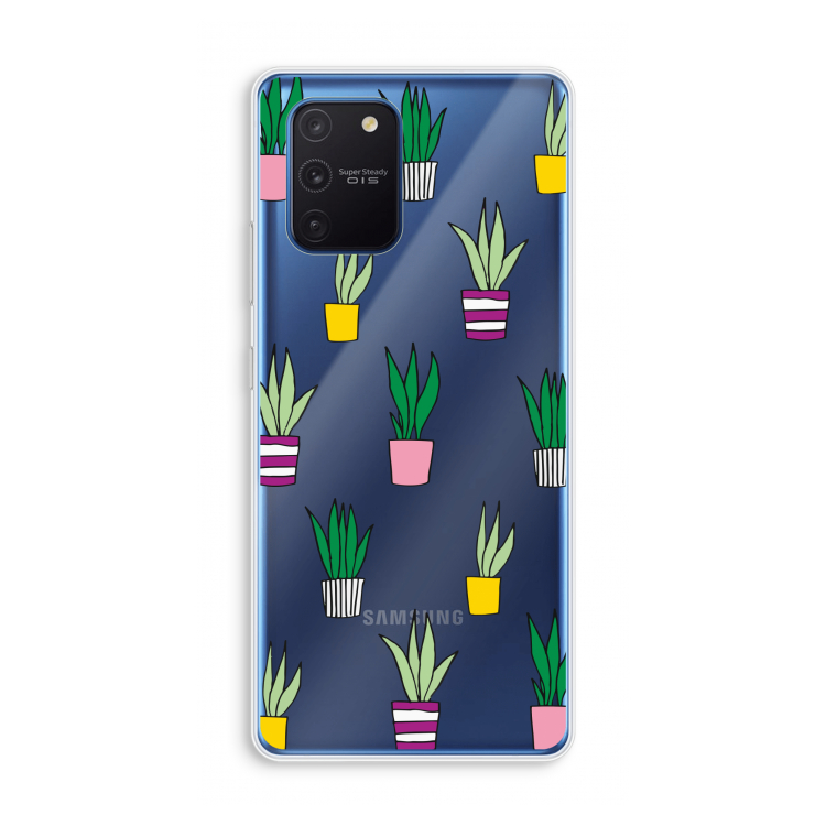 Sanseveria: Samsung Galaxy Note 10 Lite Transparant Hoesje