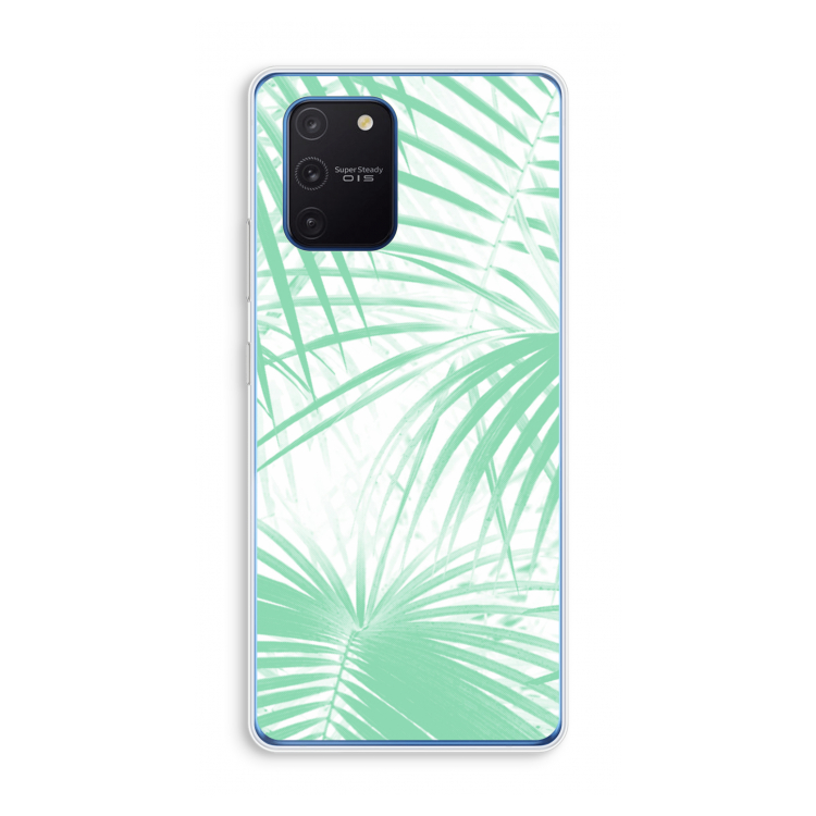 Palmbladeren: Samsung Galaxy Note 10 Lite Transparant Hoesje