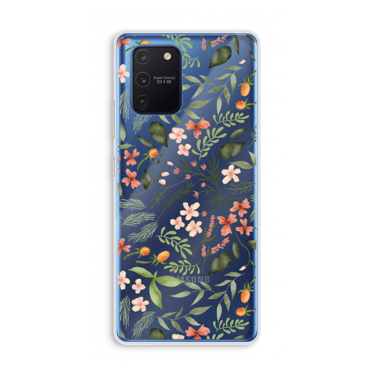 Sweet little flowers: Samsung Galaxy Note 10 Lite Transparant Hoesje