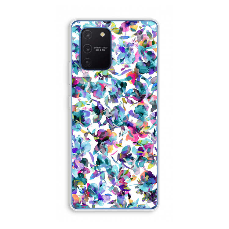 Hibiscus Flowers: Samsung Galaxy Note 10 Lite Transparant Hoesje