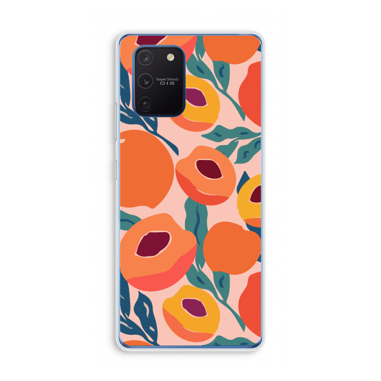 Perzik: Samsung Galaxy Note 10 Lite Transparant Hoesje