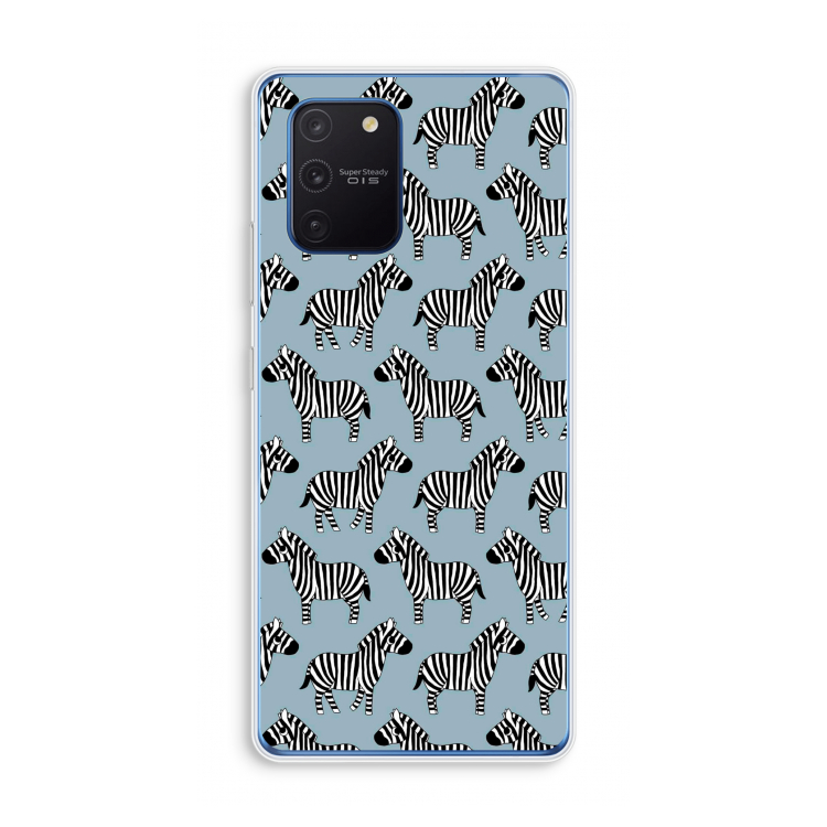 Zebra: Samsung Galaxy Note 10 Lite Transparant Hoesje