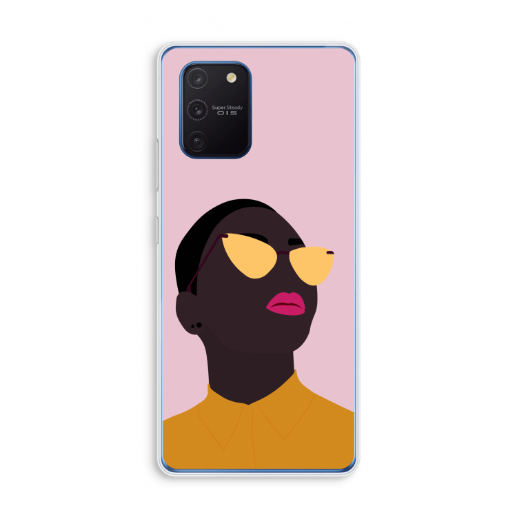 Yellow glasses: Samsung Galaxy Note 10 Lite Transparant Hoesje