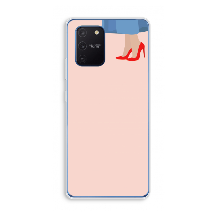 High heels: Samsung Galaxy Note 10 Lite Transparant Hoesje