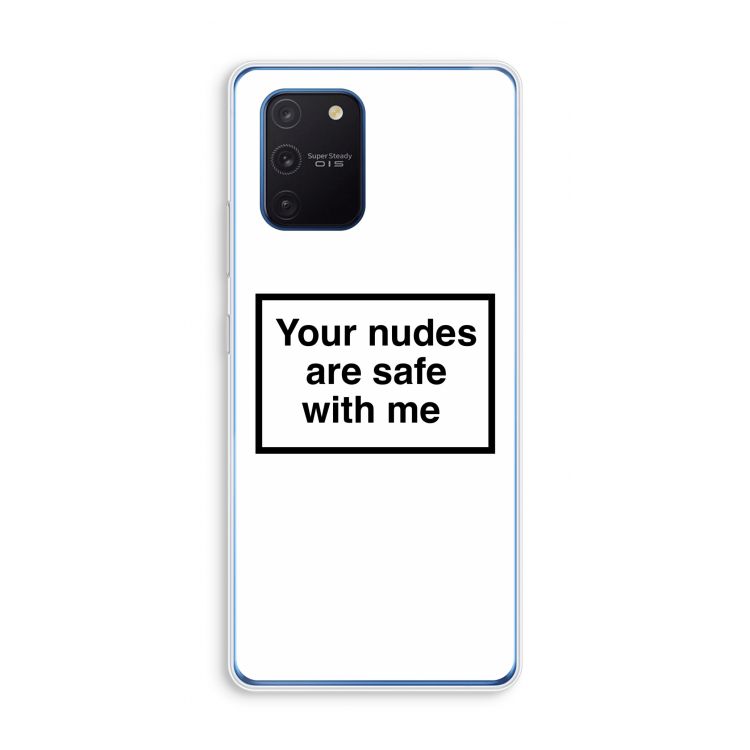 Safe with me: Samsung Galaxy Note 10 Lite Transparant Hoesje