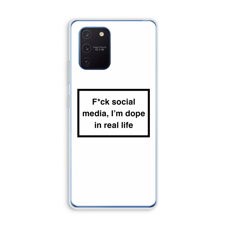 I'm dope: Samsung Galaxy Note 10 Lite Transparant Hoesje
