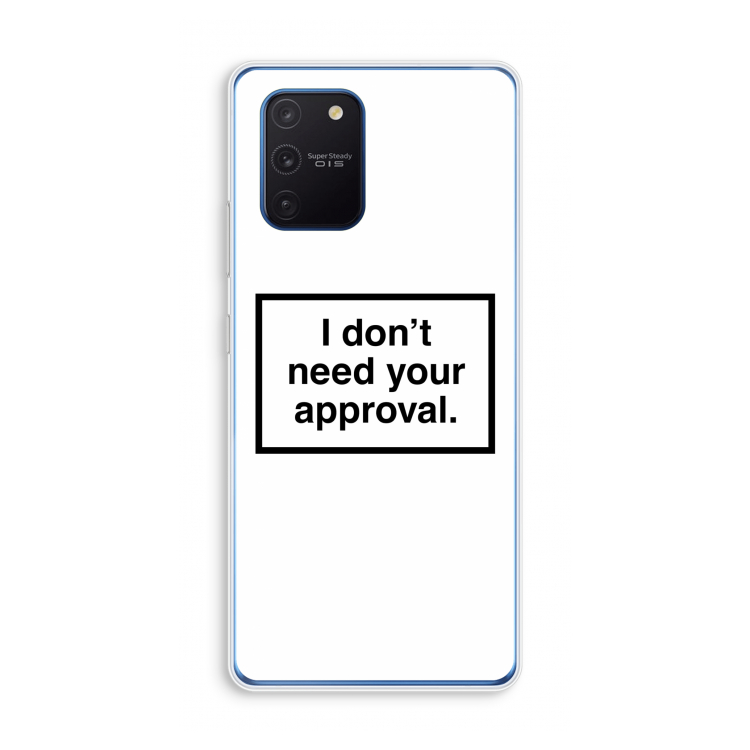 Don't need approval: Samsung Galaxy Note 10 Lite Transparant Hoesje