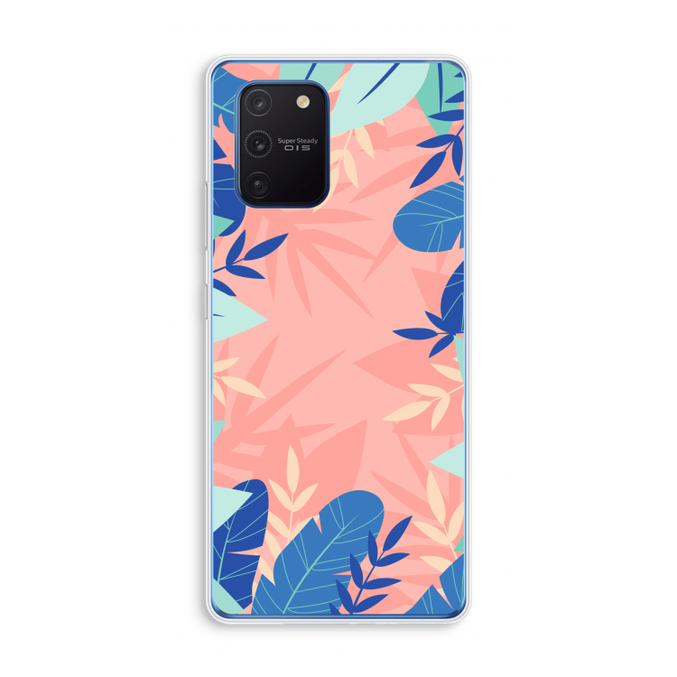 Tropisch: Samsung Galaxy Note 10 Lite Transparant Hoesje