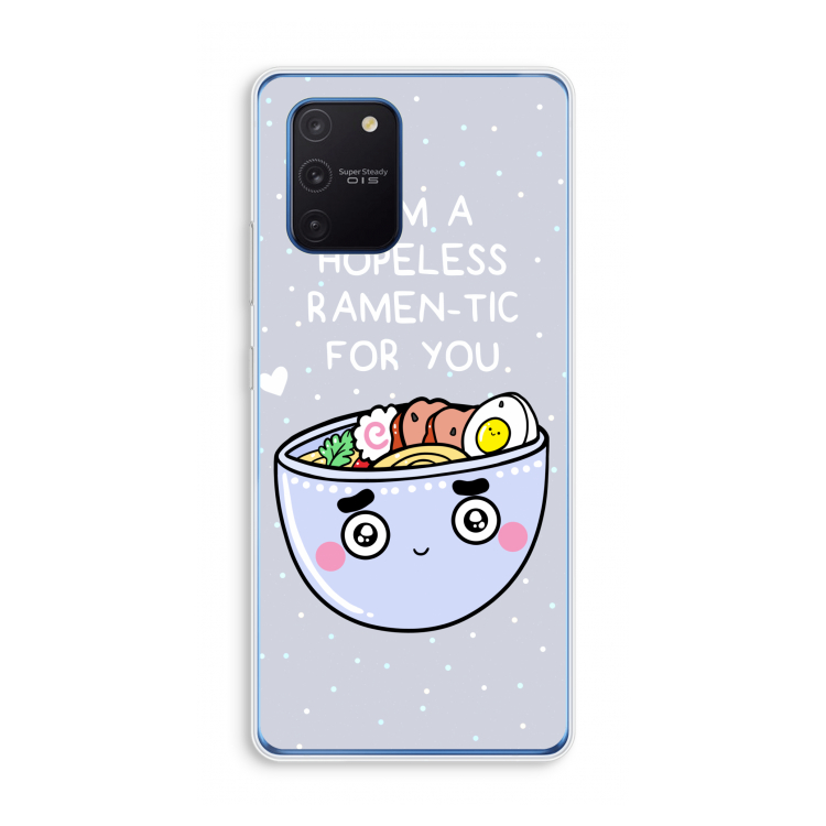 I'm A Hopeless Ramen-Tic For You: Samsung Galaxy Note 10 Lite Transparant Hoesje