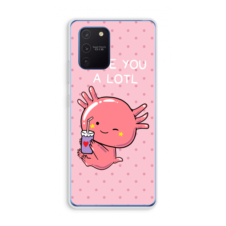 Love You A Lotl: Samsung Galaxy Note 10 Lite Transparant Hoesje