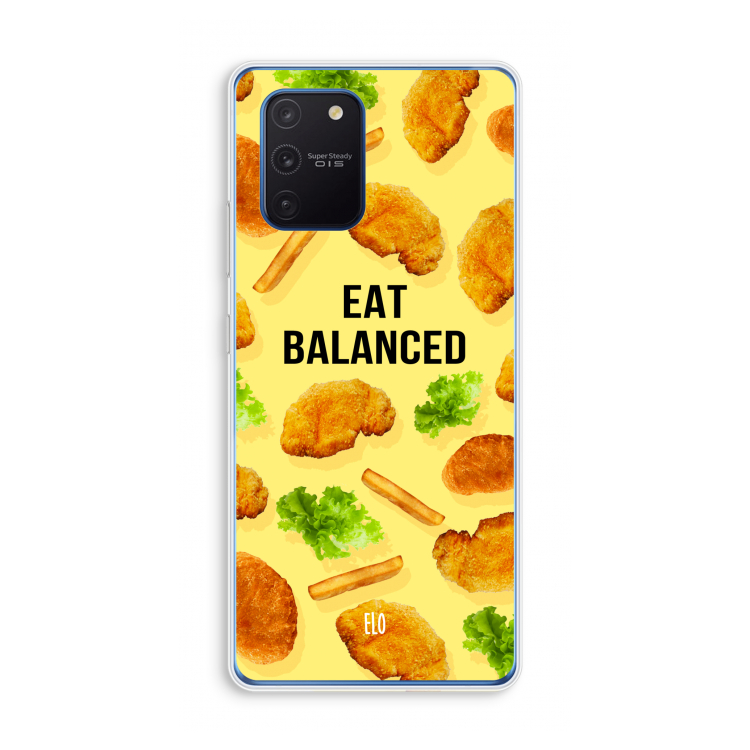 Eat Balanced: Samsung Galaxy Note 10 Lite Transparant Hoesje