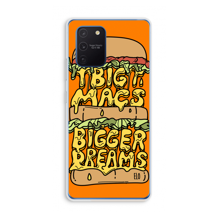 Big Macs Bigger Dreams: Samsung Galaxy Note 10 Lite Transparant Hoesje