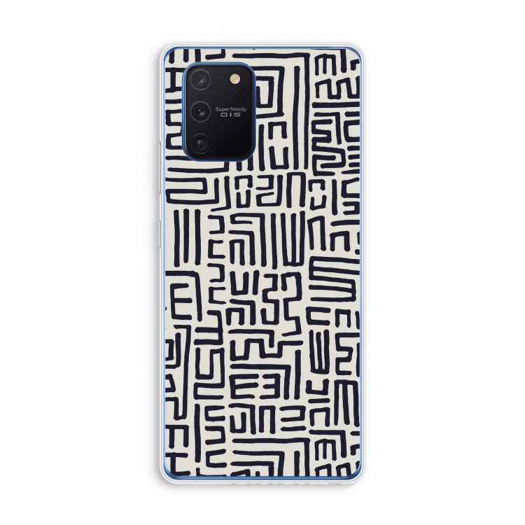 Moroccan Print: Samsung Galaxy Note 10 Lite Transparant Hoesje