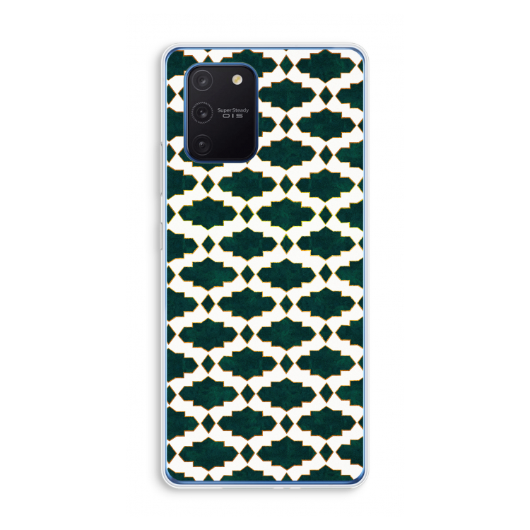 Moroccan tiles: Samsung Galaxy Note 10 Lite Transparant Hoesje