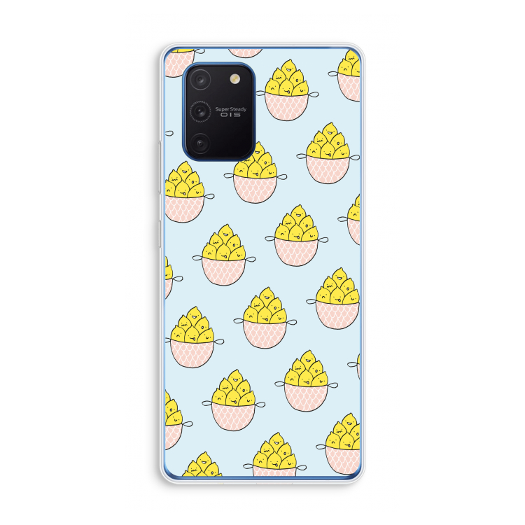Citroenen: Samsung Galaxy Note 10 Lite Transparant Hoesje