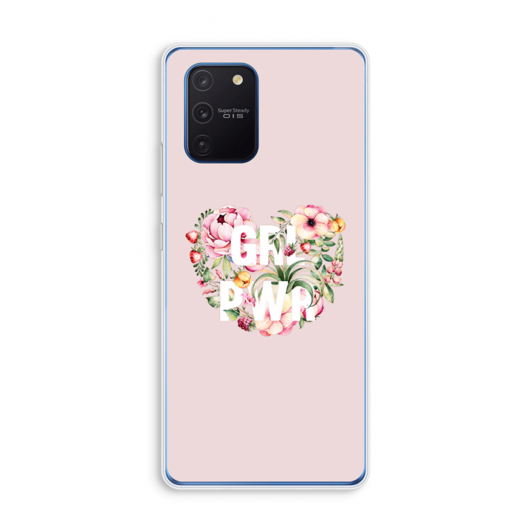 GRL PWR Flower: Samsung Galaxy Note 10 Lite Transparant Hoesje