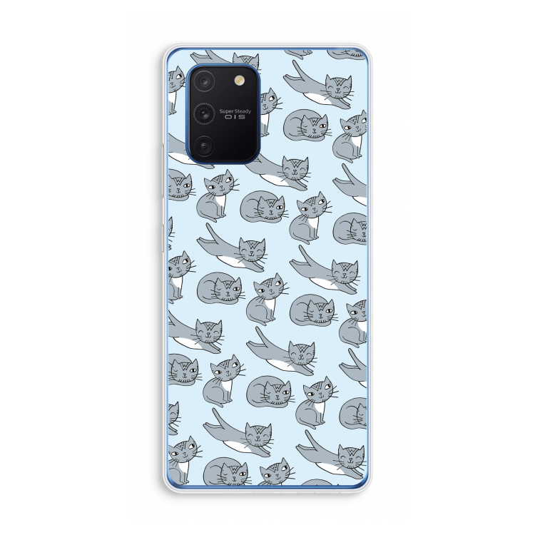 Poezen: Samsung Galaxy Note 10 Lite Transparant Hoesje