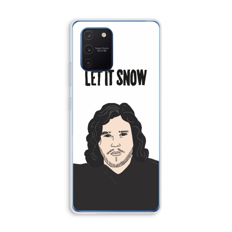 Let It Snow: Samsung Galaxy Note 10 Lite Transparant Hoesje