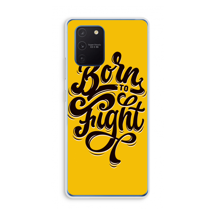 Born to Fight: Samsung Galaxy Note 10 Lite Transparant Hoesje