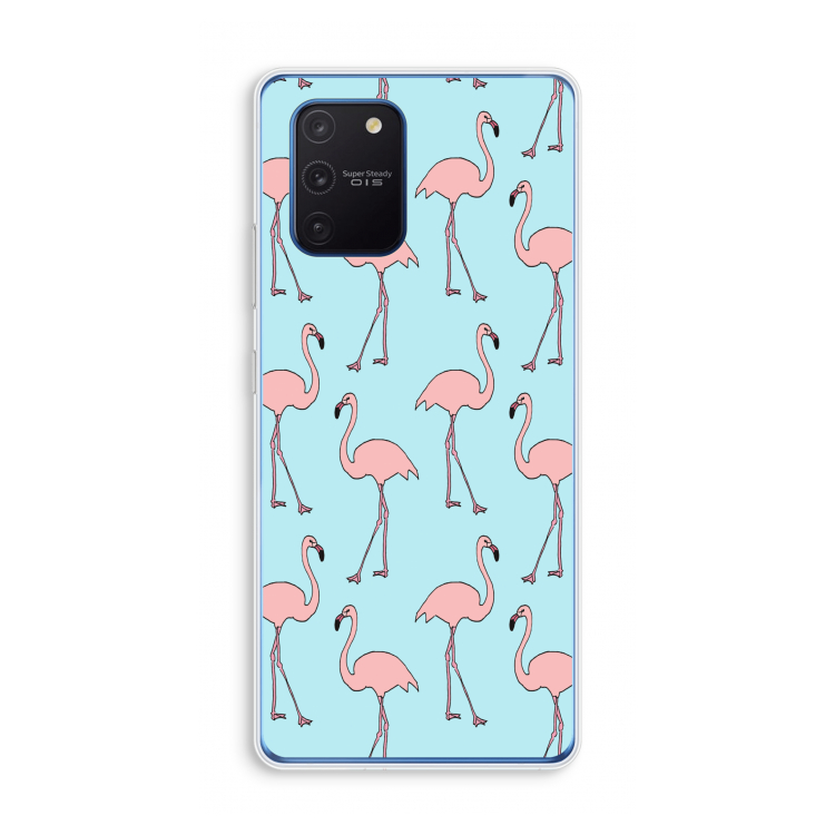 Anything Flamingoes: Samsung Galaxy Note 10 Lite Transparant Hoesje
