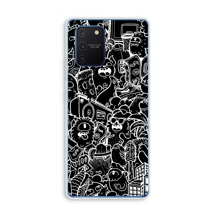 Vexx Black City : Samsung Galaxy Note 10 Lite Transparant Hoesje