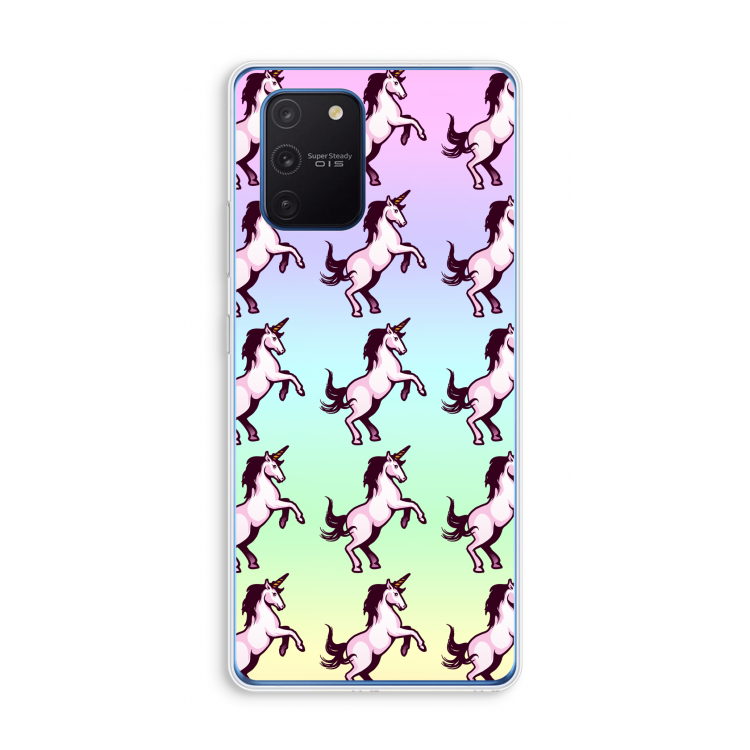 Musketon Unicorn: Samsung Galaxy Note 10 Lite Transparant Hoesje