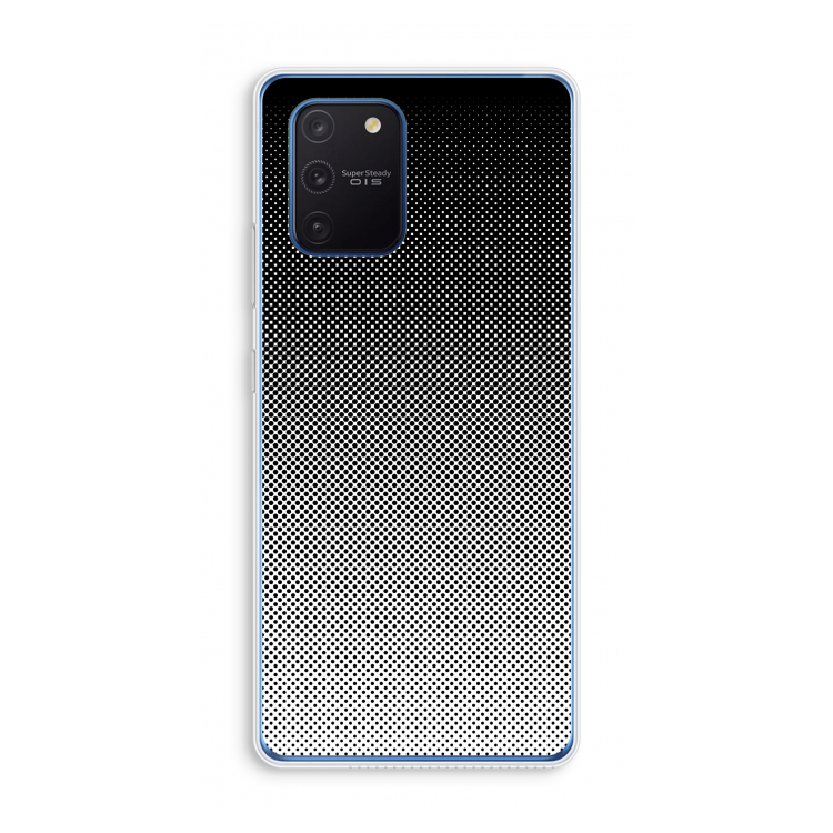 Musketon Halftone: Samsung Galaxy Note 10 Lite Transparant Hoesje