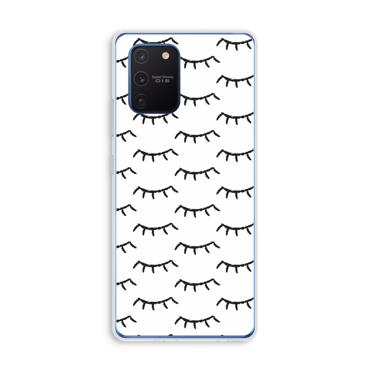 Wimpers: Samsung Galaxy Note 10 Lite Transparant Hoesje