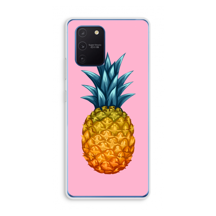 Grote ananas: Samsung Galaxy Note 10 Lite Transparant Hoesje
