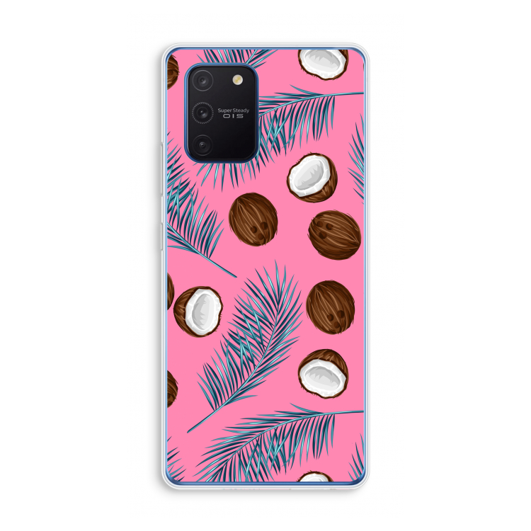 Kokosnoot roze: Samsung Galaxy Note 10 Lite Transparant Hoesje