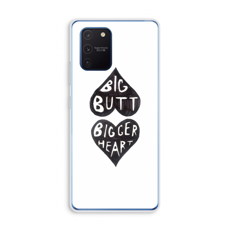 Big butt bigger heart: Samsung Galaxy Note 10 Lite Transparant Hoesje