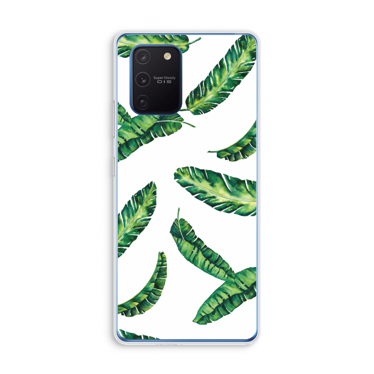 Lange bladeren: Samsung Galaxy Note 10 Lite Transparant Hoesje