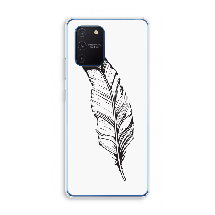 Pluim: Samsung Galaxy Note 10 Lite Transparant Hoesje