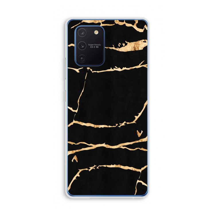 Gouden marmer: Samsung Galaxy Note 10 Lite Transparant Hoesje