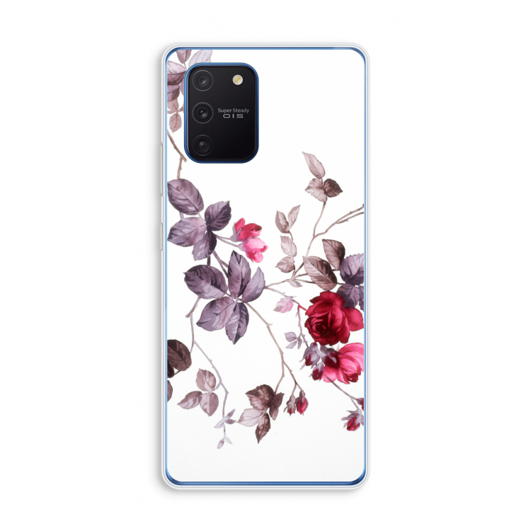 Mooie bloemen: Samsung Galaxy Note 10 Lite Transparant Hoesje