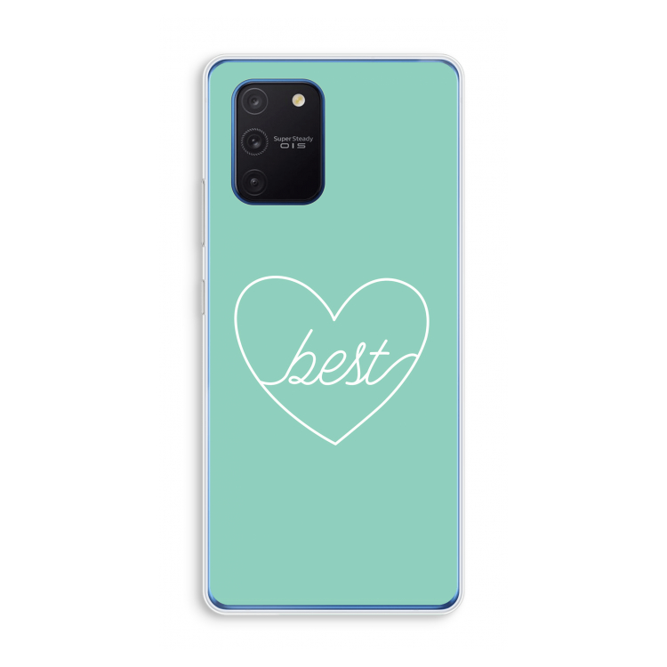 Best heart pastel: Samsung Galaxy Note 10 Lite Transparant Hoesje