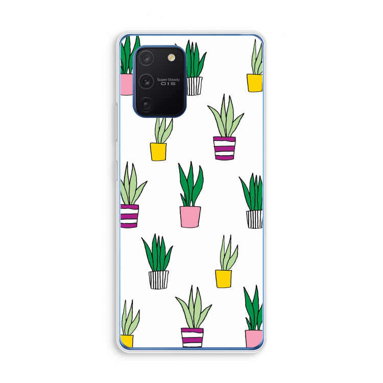 Sanseveria: Samsung Galaxy Note 10 Lite Transparant Hoesje