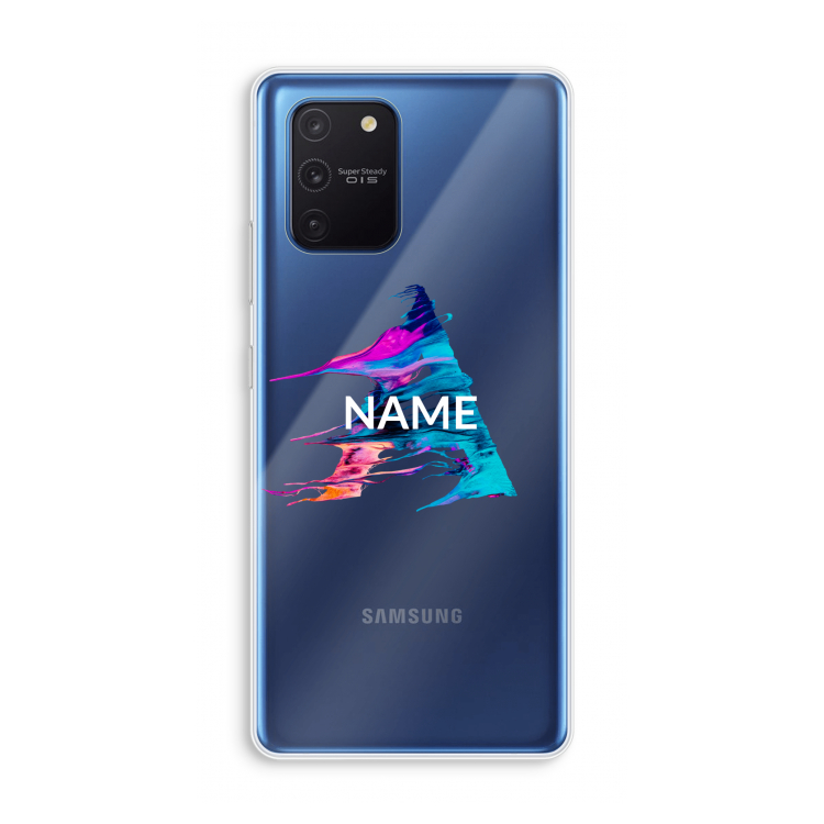 Abstract Spectrum: Samsung Galaxy Note 10 Lite Transparant Hoesje