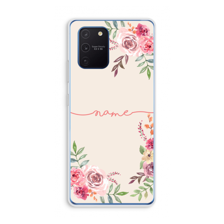 Rozen: Samsung Galaxy Note 10 Lite Transparant Hoesje