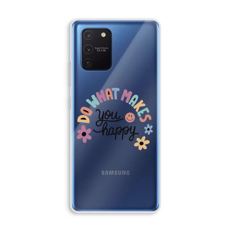 Happy days: Samsung Galaxy Note 10 Lite Transparant Hoesje