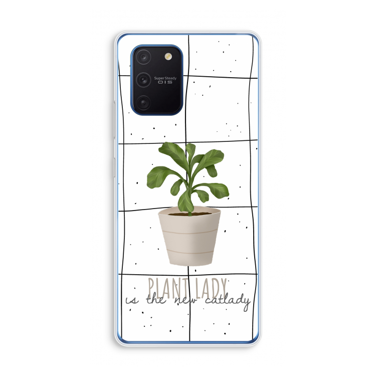 Kamerplant op vensterruit: Samsung Galaxy Note 10 Lite Transparant Hoesje