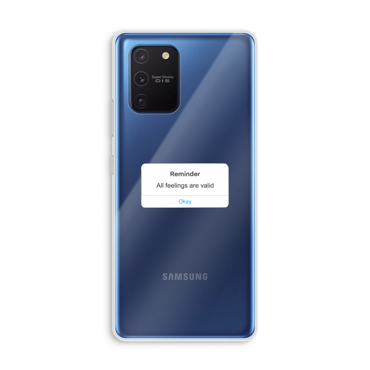 Reminder: Samsung Galaxy Note 10 Lite Transparant Hoesje